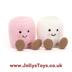 Jellycat Amuseable Pink & White Marshmallows